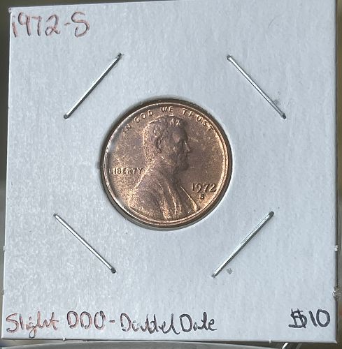 1972-S Lincoln Memorial Penny
