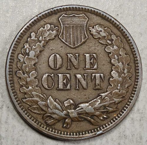1875 Indian Cent, Very Fine+, Slightly Better Date    0323-03