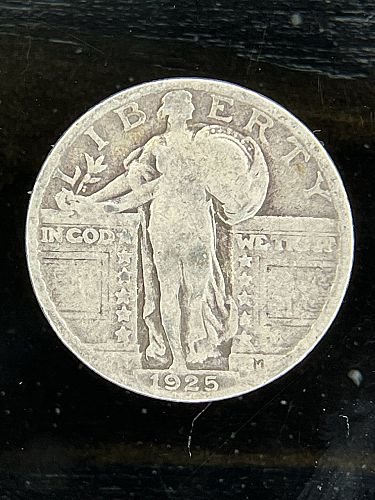 1925-P Standing Liberty 90% Silver Quarter