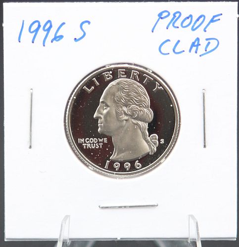 1996S Washington Quarter - Clad - Free Shipping