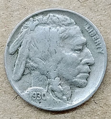 1930 Buffalo Nickel &bull; Avg Circulated