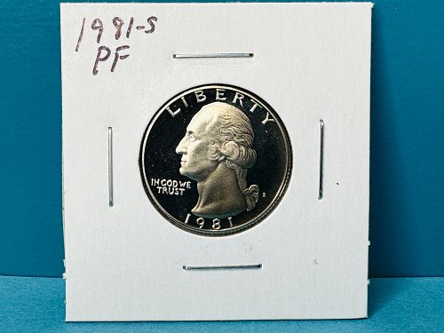 1981-S Proof Washington Quarter