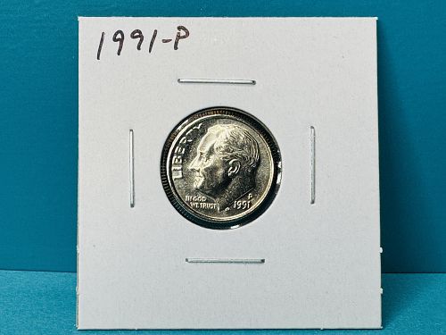 1991-P Roosevelt Dimes