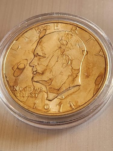 1971 Eisenhower Silver $1 S PR65