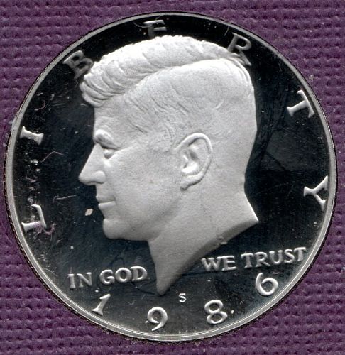 1986 S Kennedy Half Dollars -#03-214