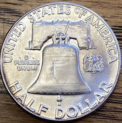 1954 Franklin half in MINT STATE condition