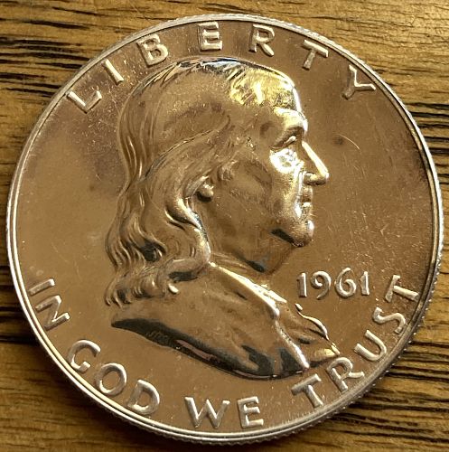1961 Franklin half in PROOF condition