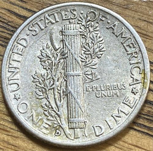 1941D mercury dime in EXTREMELY FINE condition