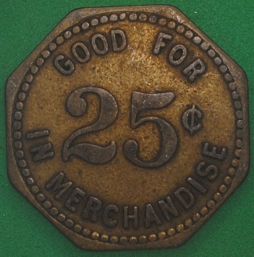United Cigar Store, Fred Duffy, Lasalle, Ill., Good For 25¢ In Merchandise