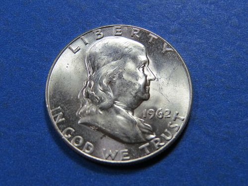 1962-P FRANKLIN HALF DOLLAR - Higher Grade - LOT H696