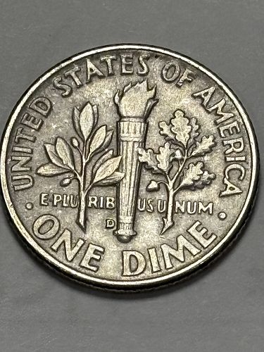 1957 D Roosevelt Dimes