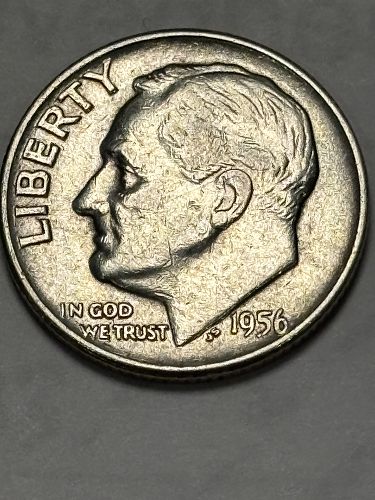 1956 D Roosevelt Dimes