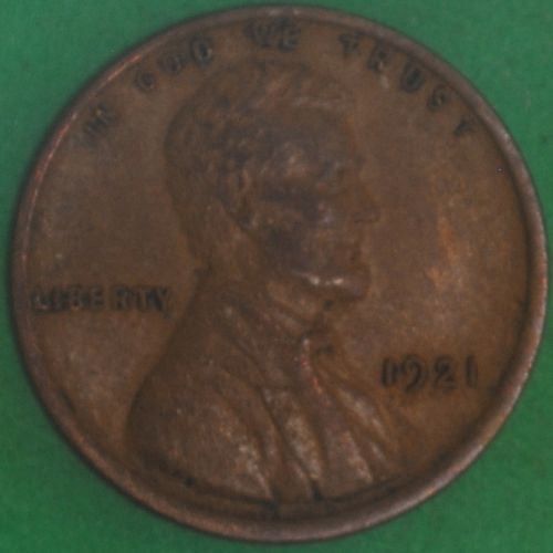 1921 Wheat Cent XF