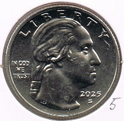25 Cents / Quarter 2025 S, Juliette Gordon Low