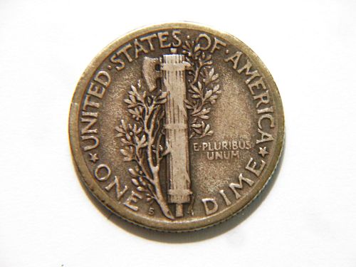 1926-S Silver Mercury Dime