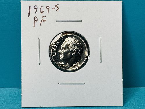 1969-S Proof Roosevelt Dime