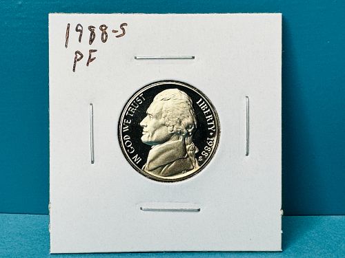 1988-S Proof Jefferson Nickel