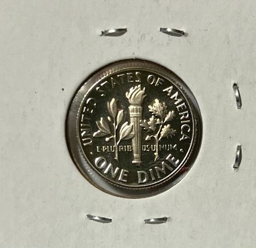 1980 S Proof Roosevelt dime