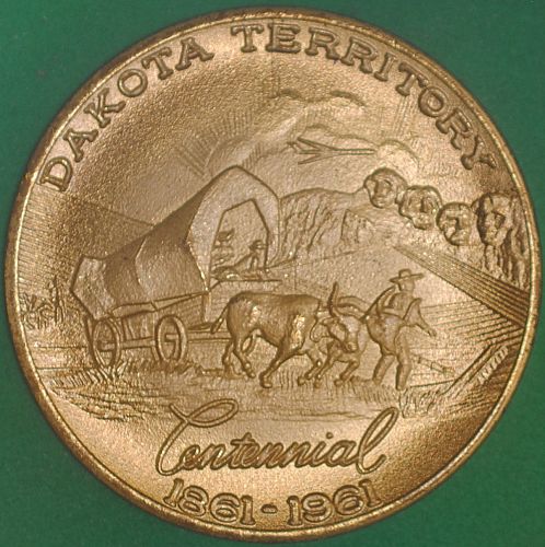 1961 South Dakota Centennial Souvenir Good For 50&cent;