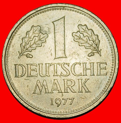 Ⰶ NOT COMMUNIST (1950-2001): GERMANY★1 MARK 1977F BADEN-WUERTTEMBERG! JUST PUBLISHED!