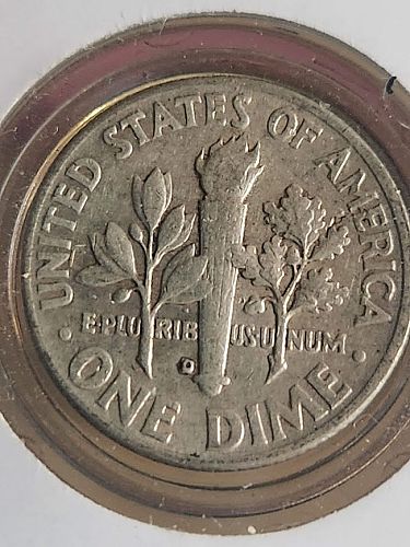 1962 Roosevelt Dime D VF30