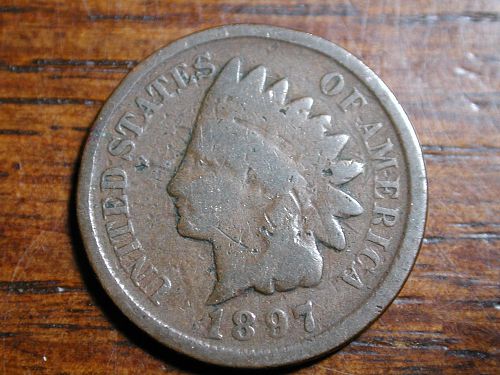 1897 Indian Head Penny Cent NICE