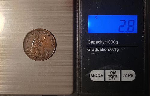 1866 Great Britain Farthing KM# 747.2  Old Cleaning