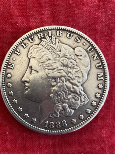 1888-S-Morgan Silver Dollar--only 657,000 Made - Rare