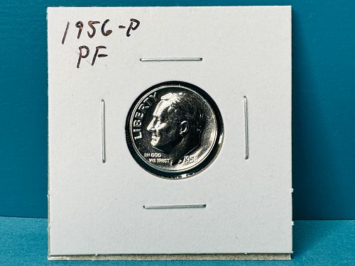 1956-P Proof Roosevelt Dime
