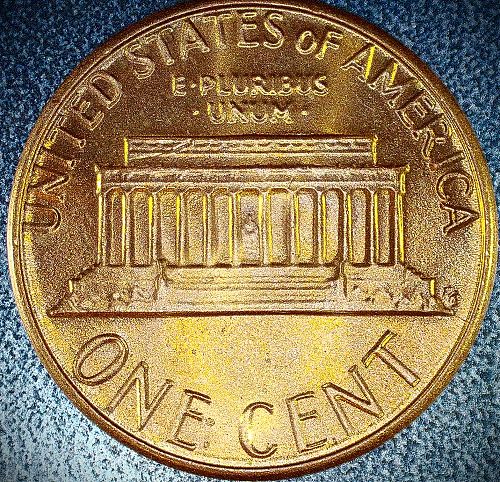 1982 D Lincoln Memorial Cent: Zinc - Small Date BU Red