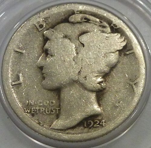 1924-D GOOD Mercury Dime   ( 180-25)