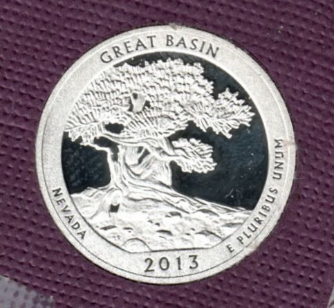 2013 S Great Basin America The Beautiful Quarters: Silver Proof -#04-012