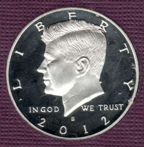 2012 S Kennedy Half Dollars: Silver Proof -#04-005