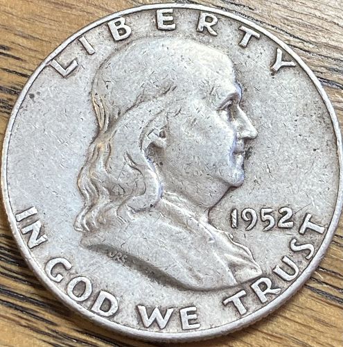 1952D Franklin half with FINE condition
