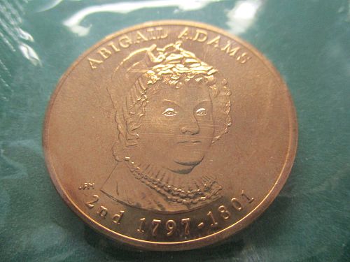 Abigail Adams  "Remember the Ladies" Medal.  Item: EX Adams.