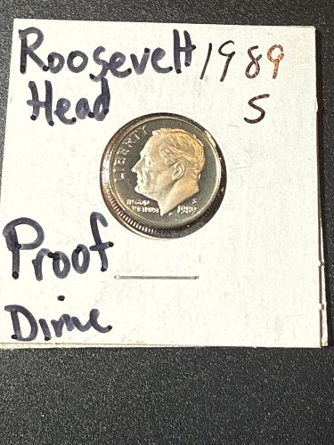 1989-S 10C Roosevelt Dime Proof Mint