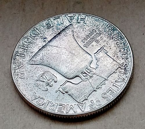 1954 Franklin Half Dollar &bull; .900 Silver &bull; Nice Toning &bull; FBL &bull; CH BU+  *fh546