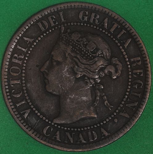 1893 Canada Cent Fine
