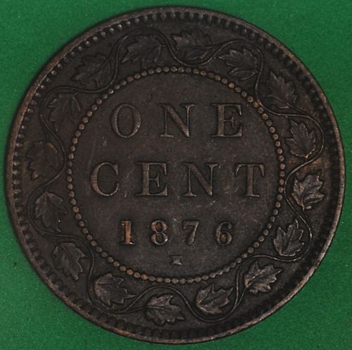 1876H Canada Cent VF