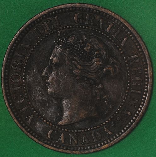1876H Canada Cent VF
