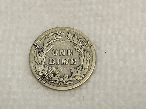 1909 O Barber Dime