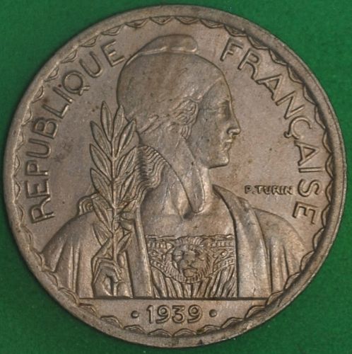 .1930. French Indochina 20 Centimes UNC