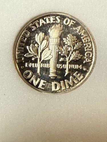 1998-S Roosevelt Dime 10c DCAM Gem Proof Slabbed