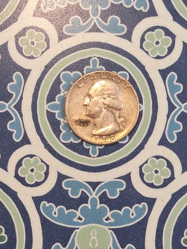 1958 D WASHINGTON QUARTER    ce16