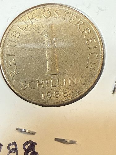 1986 Austria 1 Schilling