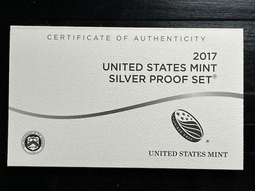 2017-S US Mint Silver Proof Set - 10 Coin