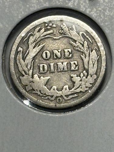 1901 O Barber Dimes