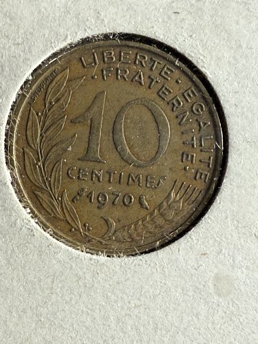 1970 France 10 Centimes