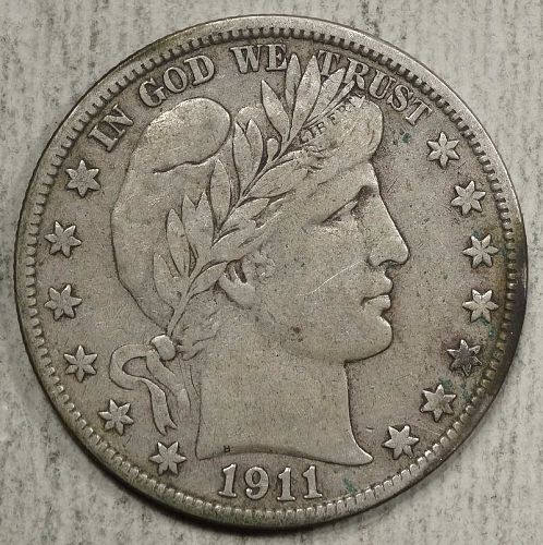 1911 S Barber Half Dollar Coin Value, Prices & Info | USA Coin Book
