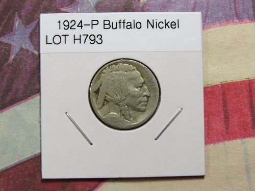 1924-P  BUFFALO NICKEL  ~ COMBINED SHIPPING ~ LOT H793